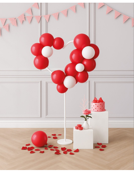 Support à ballons Cœur 150 cm – Arche romantique pour déco festive