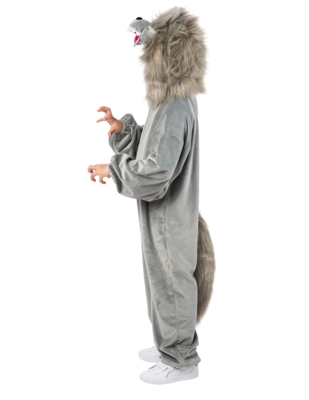 Déguisement Loup Gris Enfant – Costume Animal Doux & Confort