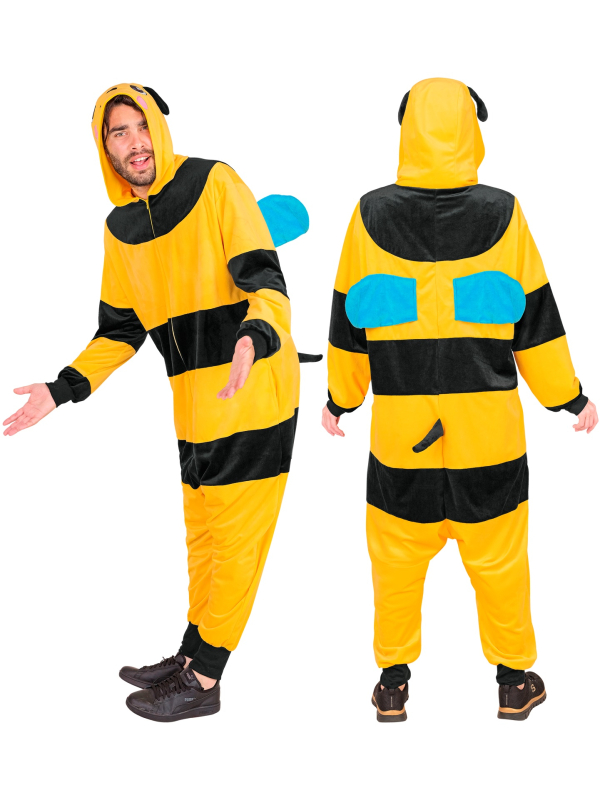 Combinaison pyjama abeille – Onesie kigurumi mixte adulte