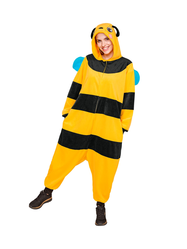 Combinaison pyjama abeille – Onesie kigurumi mixte adulte