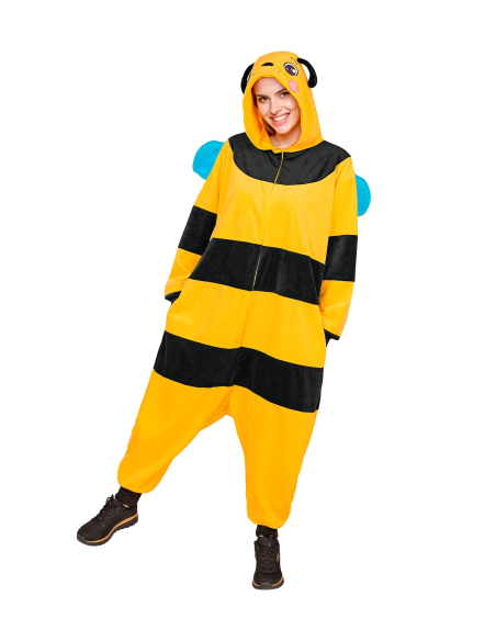 Combinaison pyjama abeille – Onesie kigurumi mixte adulte