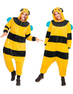 Combinaison pyjama abeille – Onesie kigurumi mixte adulte