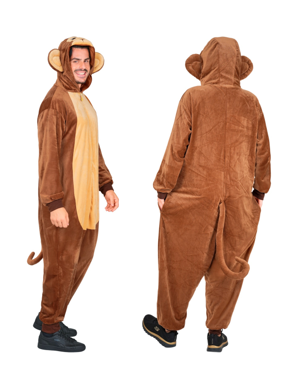Combinaison pyjama singe – Onesie kigurumi mixte adulte