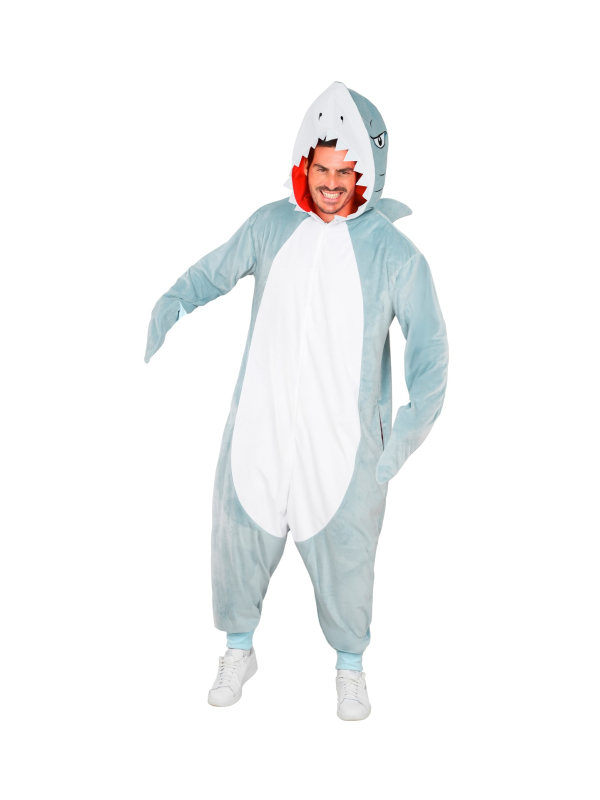 Combinaison pyjama requin – Onesie kigurumi mixte adulte