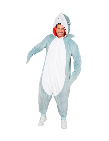 Combinaison pyjama requin – Onesie kigurumi mixte adulte