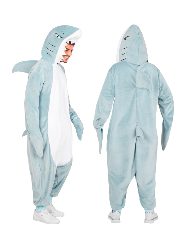 Combinaison pyjama requin – Onesie kigurumi mixte adulte