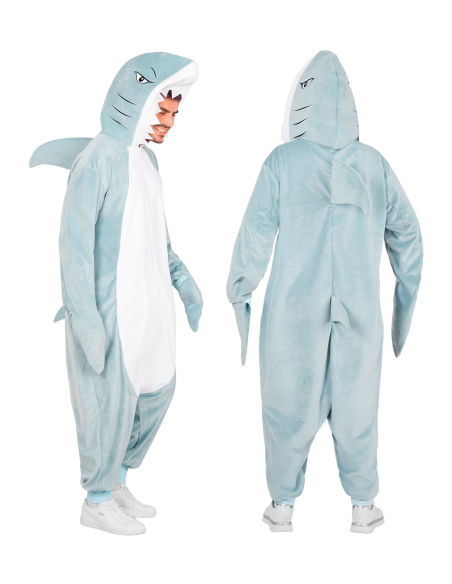 Combinaison pyjama requin – Onesie kigurumi mixte adulte