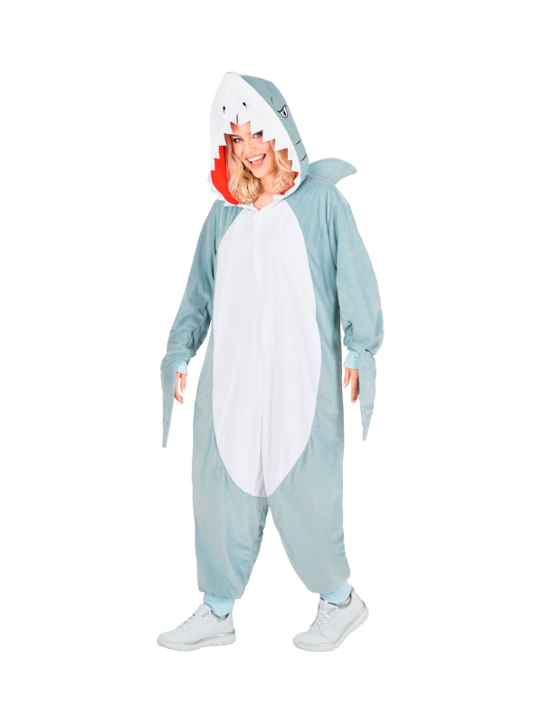 Combinaison pyjama requin – Onesie kigurumi mixte adulte