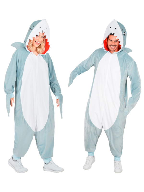 Combinaison pyjama requin – Onesie kigurumi mixte adulte