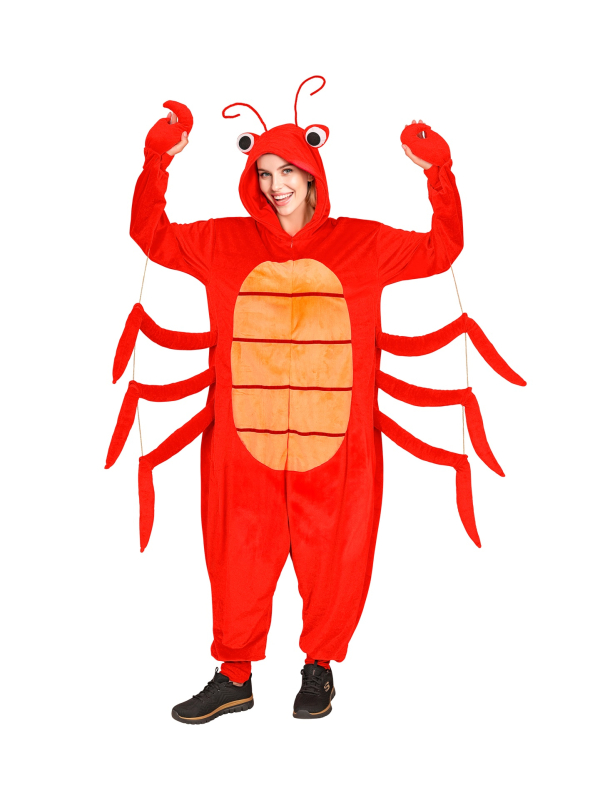 Combinaison déguisement homard – Costume crustacé rouge mixte adulte