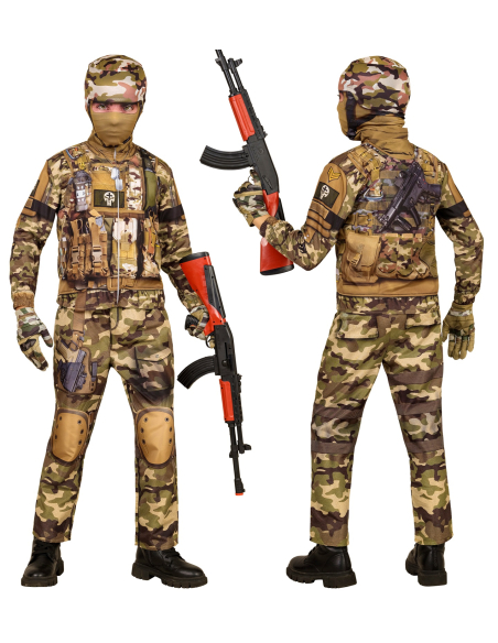 Déguisement soldat enfant – FAST Costume militaire réaliste