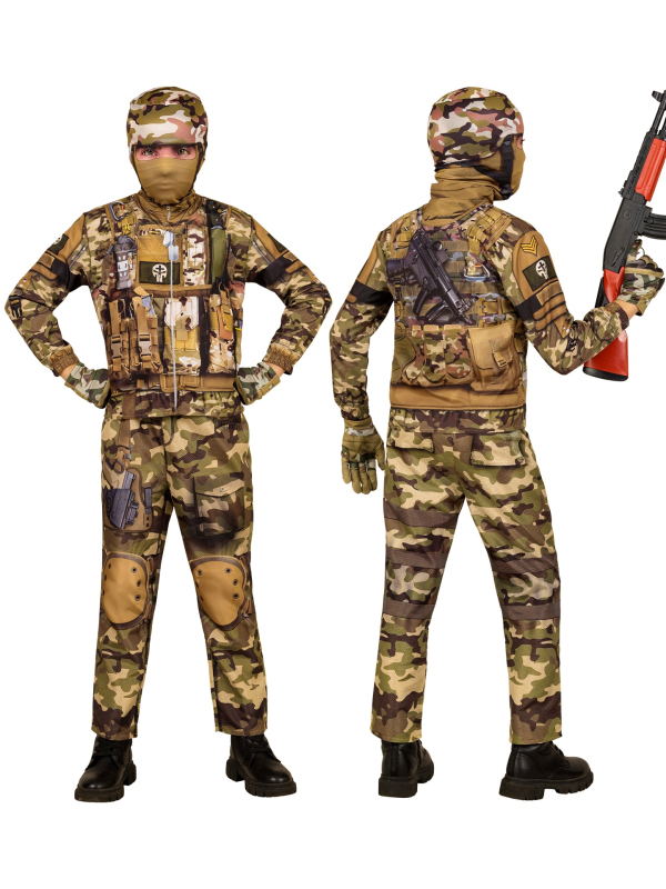 Déguisement soldat enfant – FAST Costume militaire réaliste