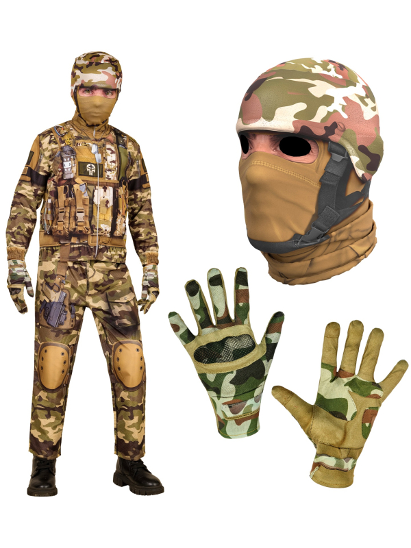 Déguisement soldat enfant – FAST Costume militaire réaliste