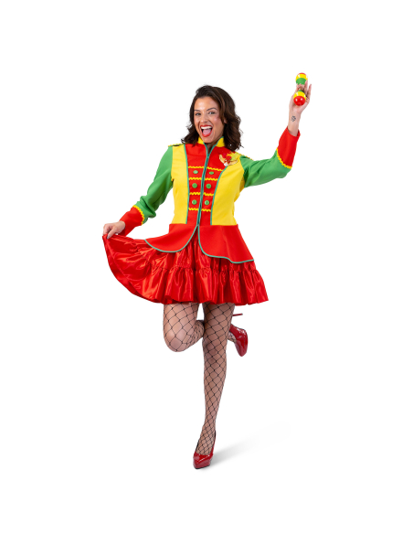 Veste de carnaval femme inspiration Brésil – Tenue de groupe pour fanfare & parade