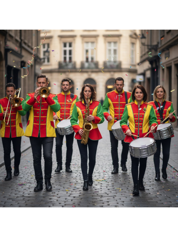 Veste de carnaval femme inspiration Brésil – Tenue de groupe pour fanfare & parade