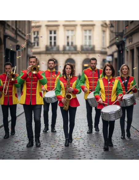 Veste de carnaval femme inspiration Brésil – Tenue de groupe pour fanfare & parade