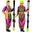 Déguisement Combinaison de Ski Femme Néon – Années 80 Fluo du S au XXL