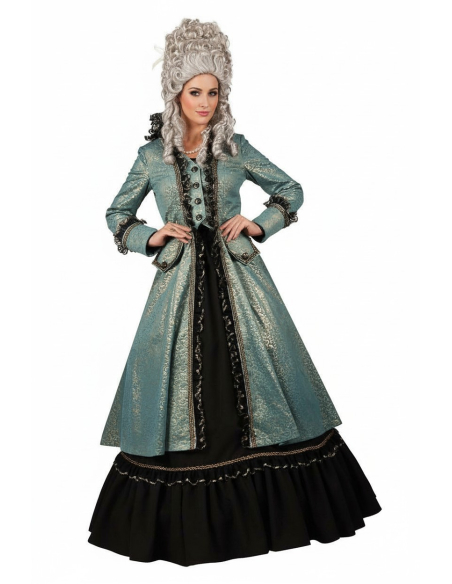 Costume Baroque Femme – Robe de Marquise XVIIIᵉ siècle avec Veste Longue