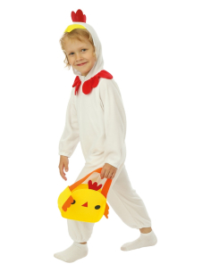 Déguisement de Poussin de Pâques Enfant avec Panier – Chasse aux Œufs Festive