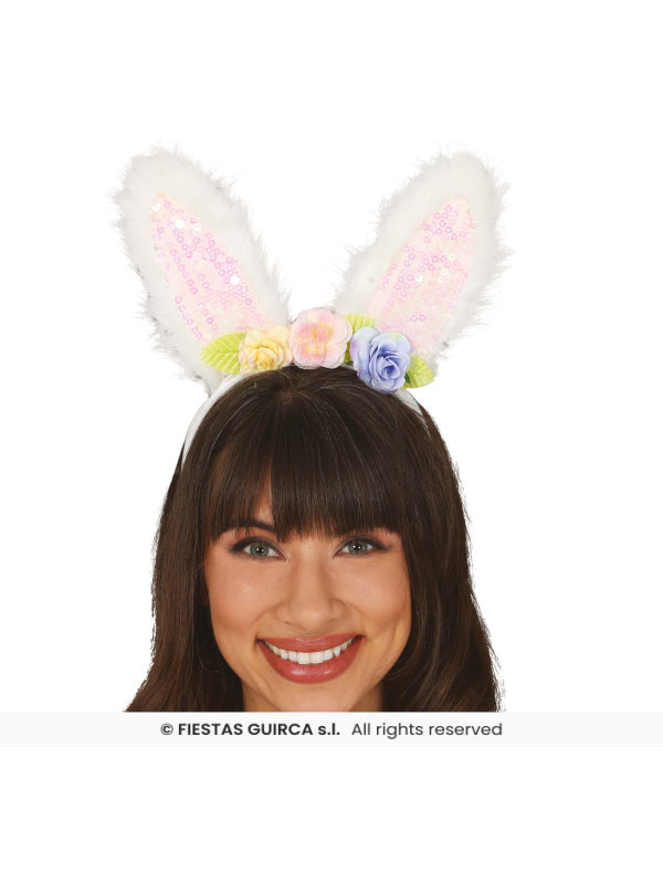 Serre-tête Lapin de Pâques Fleuri – Oreilles Douces & Printanière