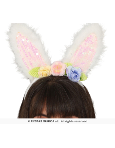 Serre-tête Lapin de Pâques Fleuri – Oreilles Douces & Printanière