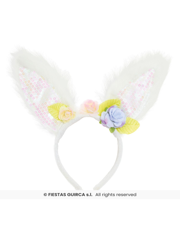 Serre-tête Lapin de Pâques Fleuri – Oreilles Douces & Printanière