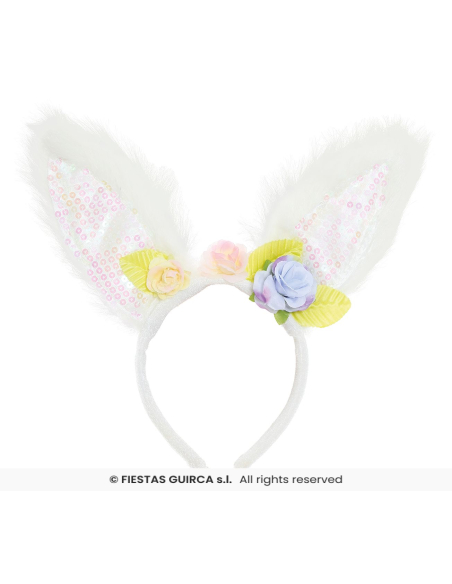 Serre-tête Lapin de Pâques Fleuri – Oreilles Douces & Printanière