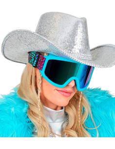 Lunettes Après-Ski Party Léopard – Accessoire Festival & Soirée Hiver Arc-en-ciel 2