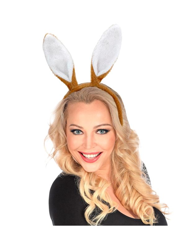 Oreilles de Lapin Marron – Accessoire Costume Pâques & Carnaval
