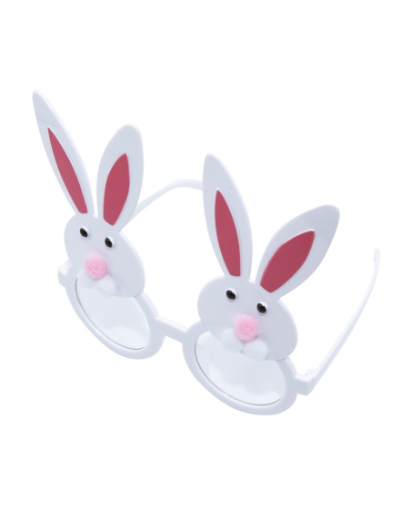 Lunettes Lapin Blanc – Accessoire Festif Pâques & Carnaval