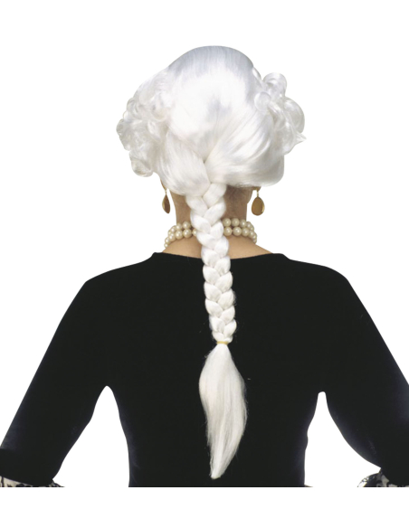 Perruque Marquise Blanche XVIIIe Siècle – Perruque Baroque Femme Aristocrate
