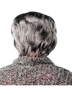Perruque de grand-père grise – Style senior réaliste pour déguisement 2
