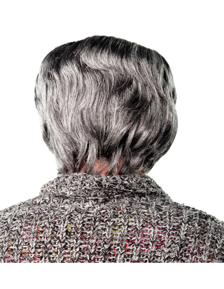 Perruque de grand-père grise – Style senior réaliste pour déguisement