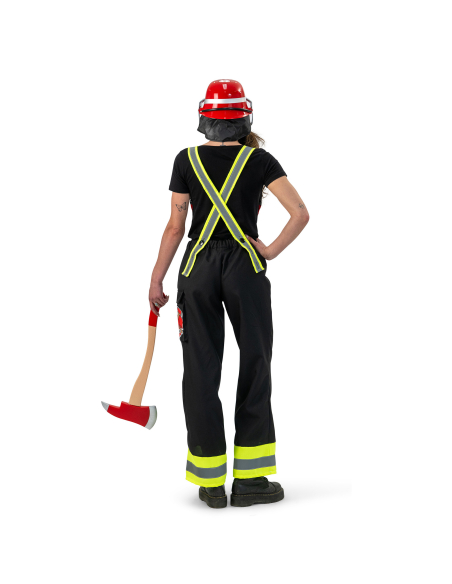 Pantalon de pompier femme à bretelles – Déguisement pompier