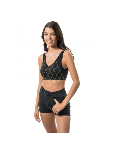 Bijou de Corps Festival Forme Losange Or TU