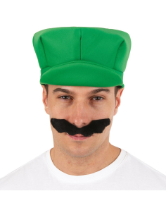 Casquette de plombier verte adulte – Accessoire déguisement inspiré jeu vidéo