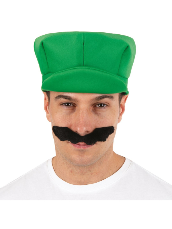Casquette de plombier verte adulte – Accessoire déguisement inspiré jeu vidéo