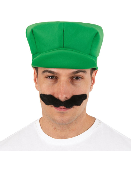 Casquette de plombier verte adulte – Accessoire déguisement inspiré jeu vidéo