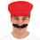 Casquette de plombier rouge adulte – Accessoire déguisement inspiré jeu vidéo