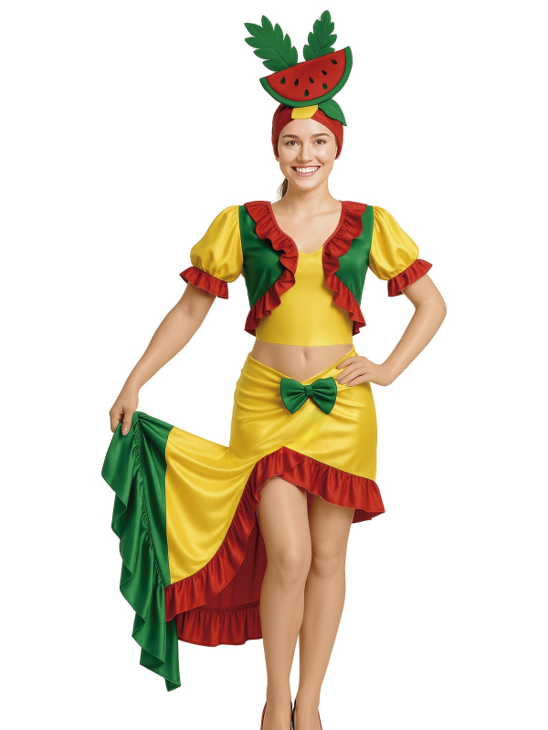 Déguisement Carnaval de Rio Femme – Costume Danse & Spectacle Coloré