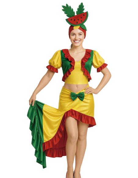 Déguisement Carnaval de Rio Femme – Costume Danse & Spectacle Coloré
