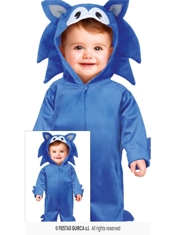Déguisement bébé hérisson bleu – Costume mignon pour carnaval et fêtes