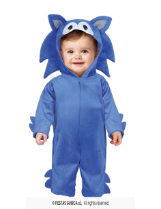 Déguisement bébé hérisson bleu – Costume mignon pour carnaval et fêtes 2