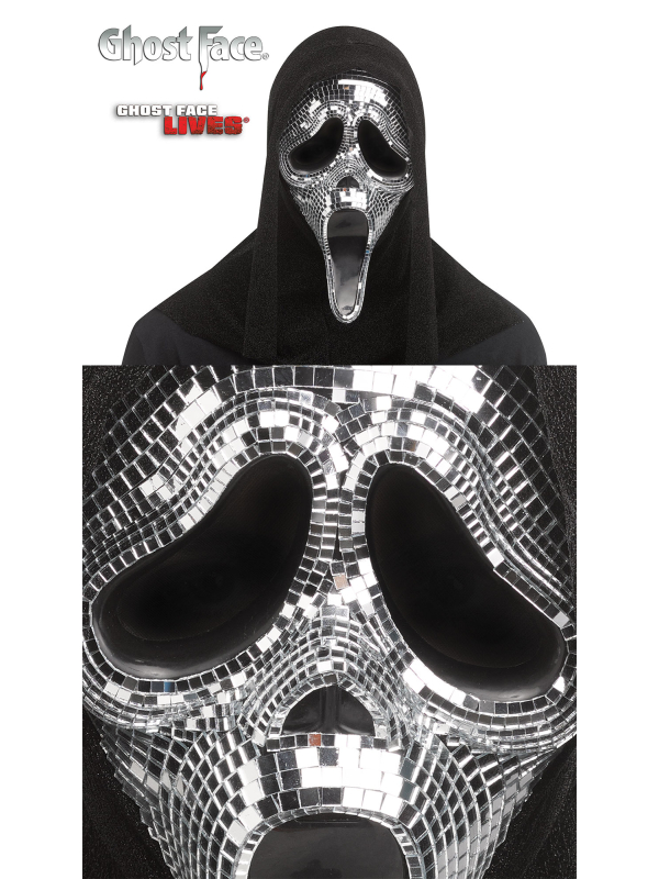 Masque Scream licence Ghost Face® effet miroir