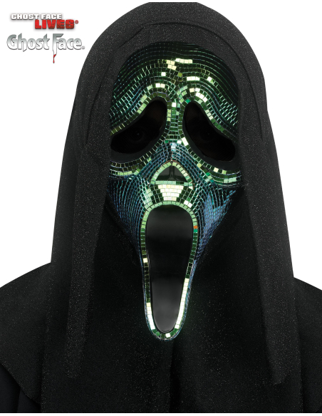 Masque Disco Ghost Face® 2025 : Brillez avec l'Icône de Scream !