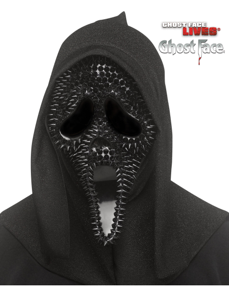 Masque à Pointes Ghost Face® Gris - Nouveauté 2025 pour Fans et Collectionneurs