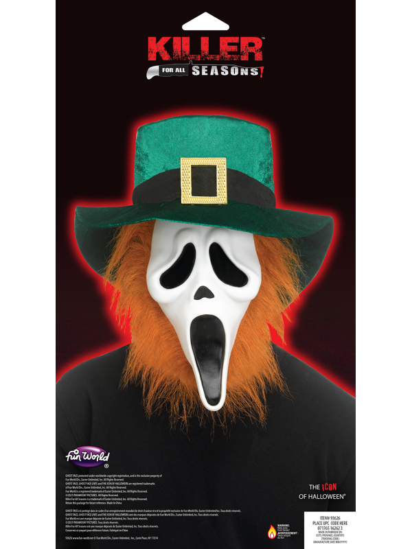 Masque de Saint-Patrick Ghost Face®
