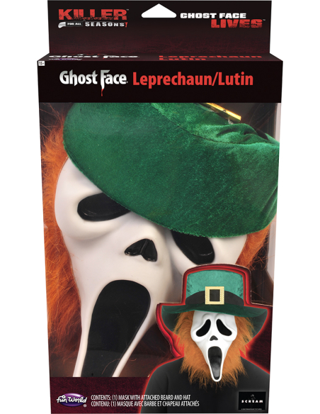 Masque de Saint-Patrick Ghost Face®