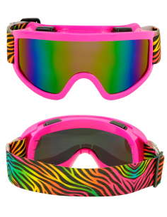 Lunettes après-ski party animalier adulte – Accessoire ski fun hiver & soirées rétro
