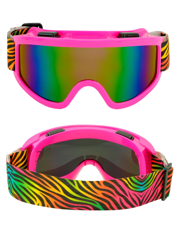 Lunettes après-ski party animalier adulte – Accessoire ski fun hiver & soirées rétro